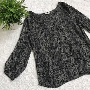 Joie silk long sleeve top